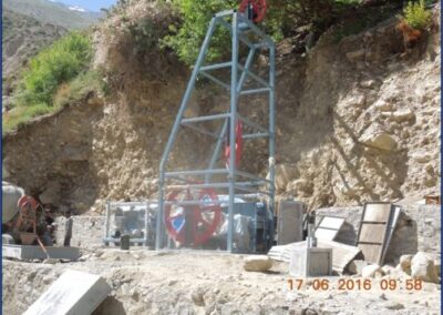 Aerial Ropeway for Army, Erection at Loading Point
