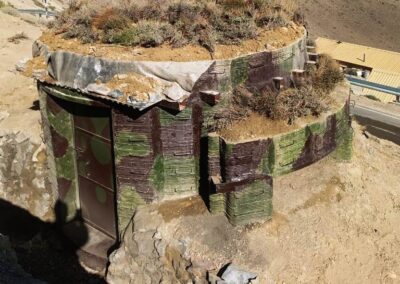 Installed 3D Printed Pre cast Concrete UG Bunker at location